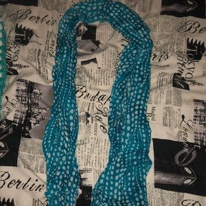 Blue scarf